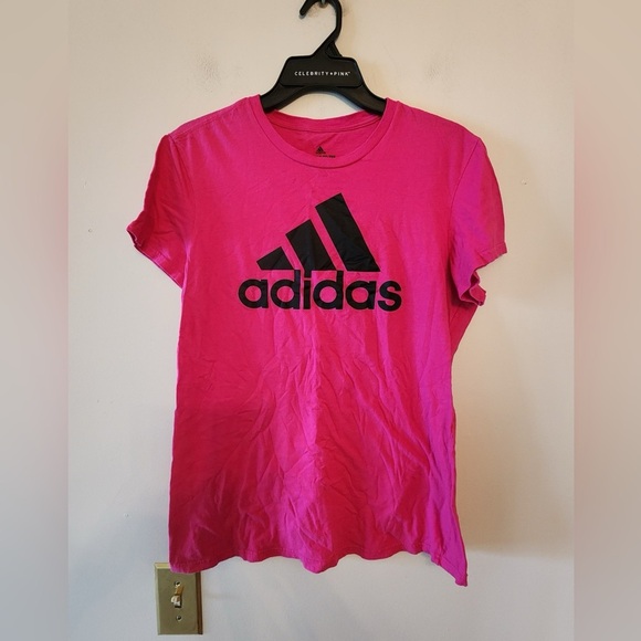 Adidas pink go to tee size womens medium - Picture 1 of 3